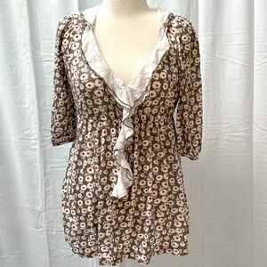 Floral Hooded Swim Coverup Tunic by Soup